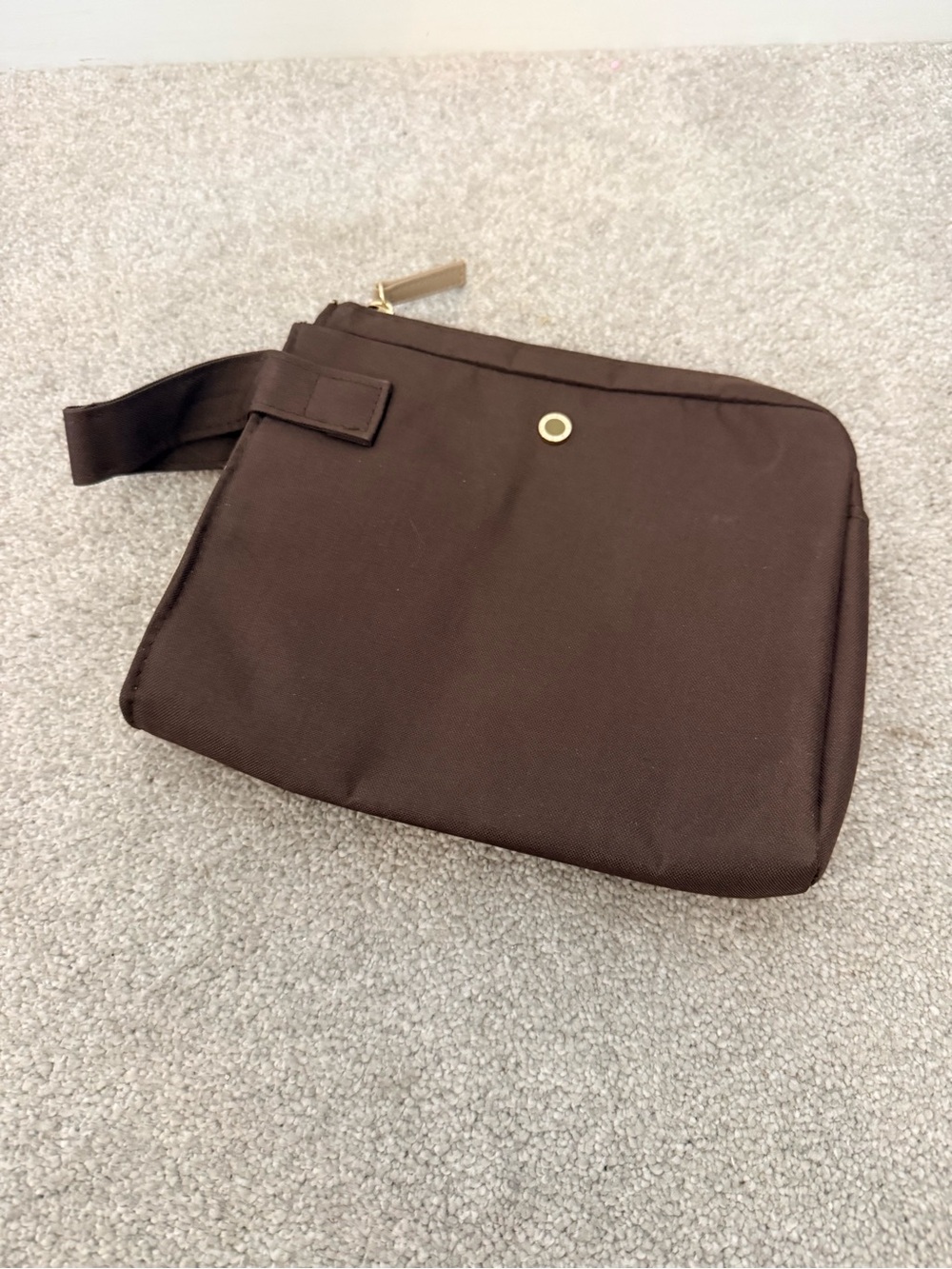 Men's Brown bvlgari toiletries bag